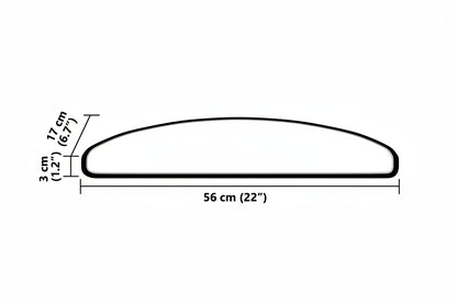 Selbstklebende Treppenschoner 15 pcs Anthrazit 56 x 17 x 3 cm