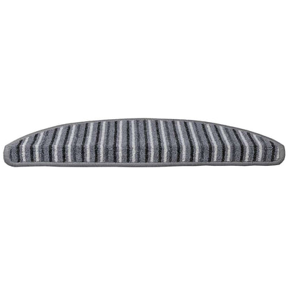Selbstklebende Treppenschoner 15 pcs Anthrazit 56 x 17 x 3 cm