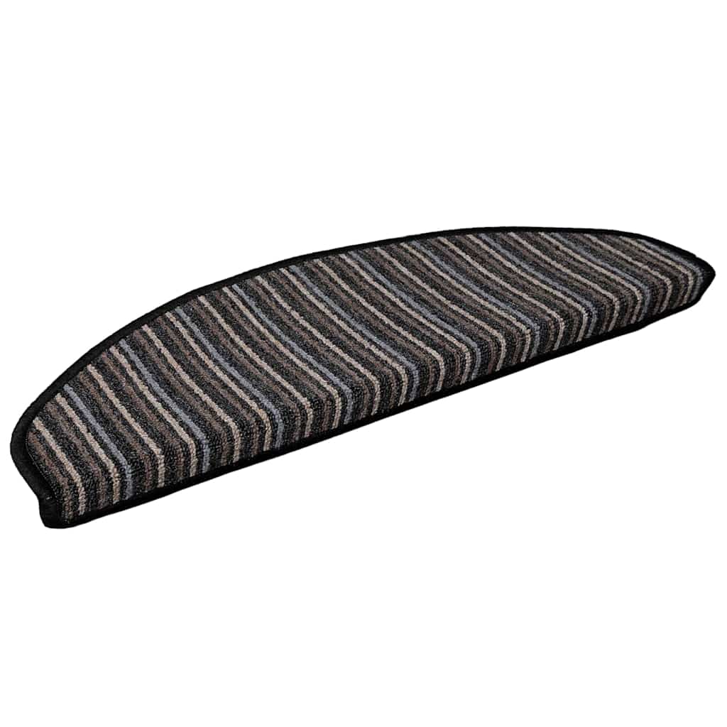 Selbstklebende Treppenschoner 15 pcs Anthrazit 56 x 17 x 3 cm