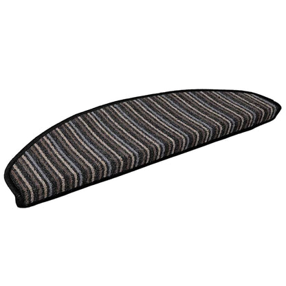 Selbstklebende Treppenschoner 15 pcs Anthrazit 56 x 17 x 3 cm