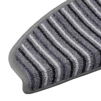 Selbstklebende Treppenschoner 15 pcs Anthrazit 56 x 17 x 3 cm
