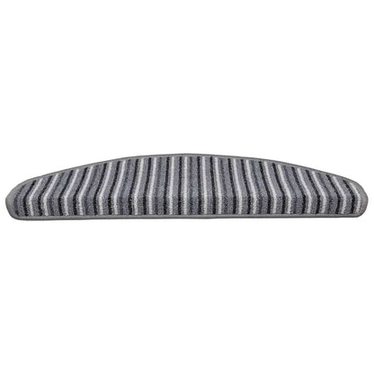 Selbstklebende Treppenschoner 15 pcs Anthrazit 56 x 17 x 3 cm