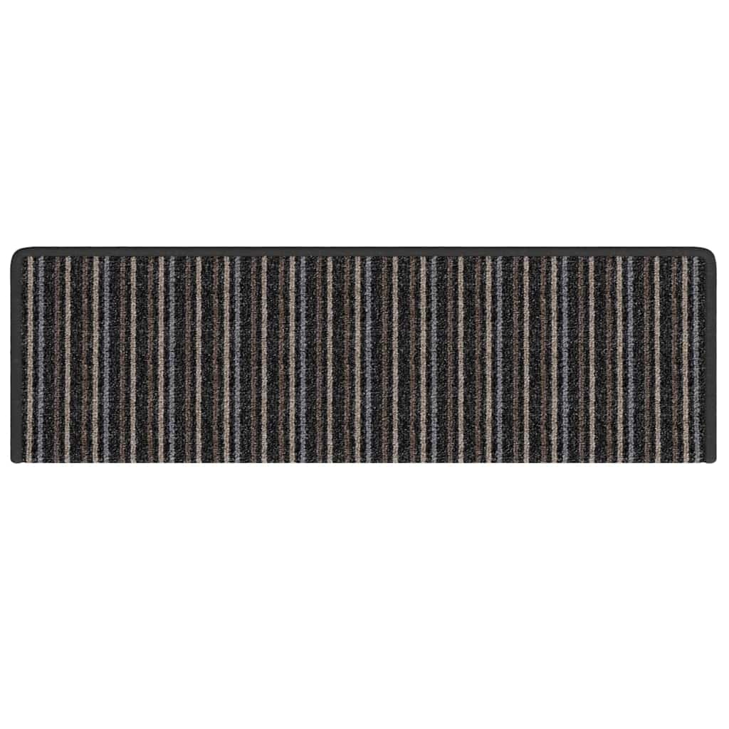 Selbstklebende Treppenschoner 15 pcs Grau 65 x 21 x 4 cm