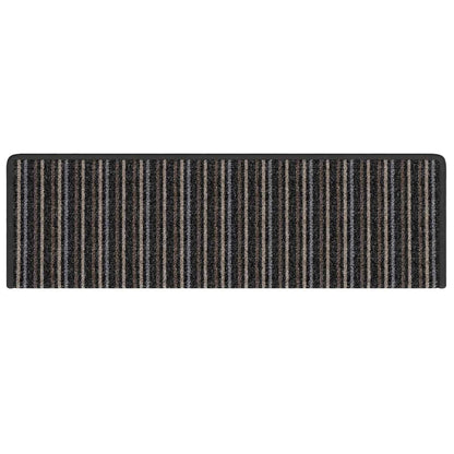 Selbstklebende Treppenschoner 15 pcs Grau 65 x 21 x 4 cm