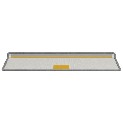 Selbstklebende Treppenschoner 15 pcs Grau 65 x 21 x 4 cm
