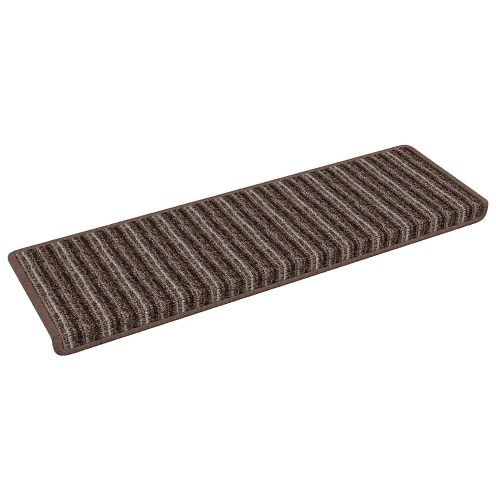 Selbstklebende Treppenschoner 15 pcs Grau 65 x 21 x 4 cm