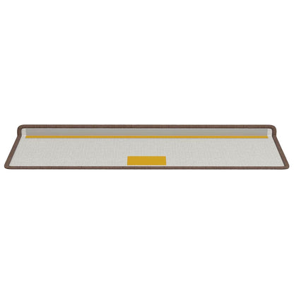 Selbstklebende Treppenschoner 15 pcs Grau 65 x 21 x 4 cm
