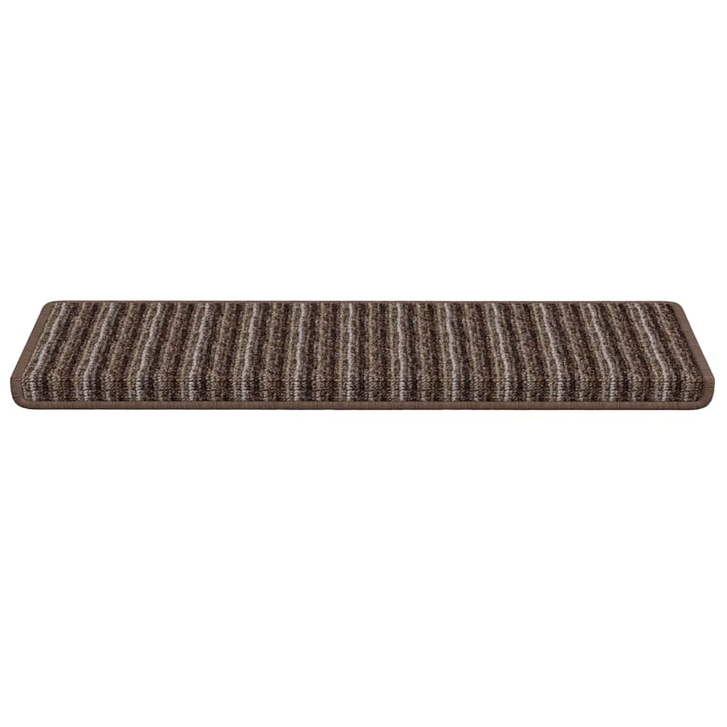 Selbstklebende Treppenschoner 15 pcs Grau 65 x 21 x 4 cm