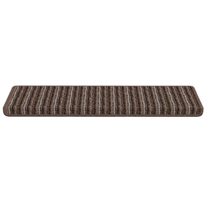 Selbstklebende Treppenschoner 15 pcs Grau 65 x 21 x 4 cm