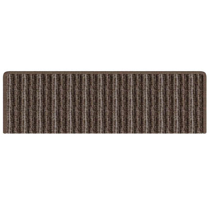 Selbstklebende Treppenschoner 15 pcs Grau 65 x 21 x 4 cm