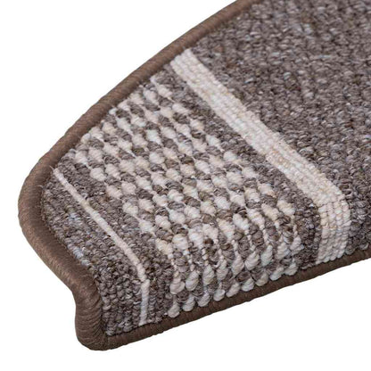 Selbstklebende Treppenschoner 15 pcs Anthrazit 65 x 21 x 4 cm