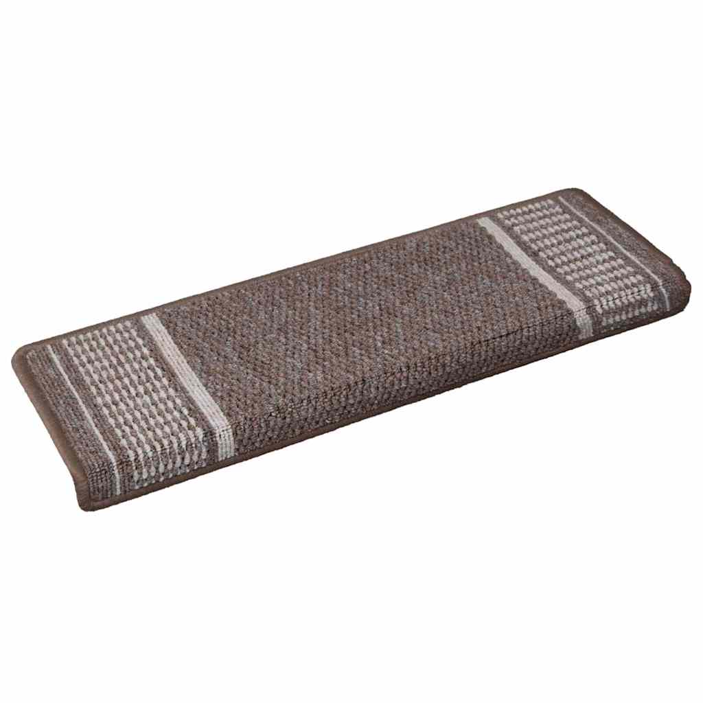 Selbstklebende Treppenschoner 15 pcs Anthrazit 65 x 21 x 4 cm
