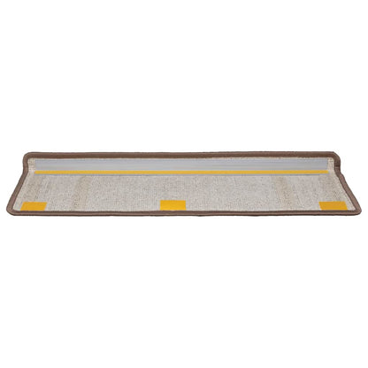 Selbstklebende Treppenschoner 15 pcs Anthrazit 65 x 21 x 4 cm