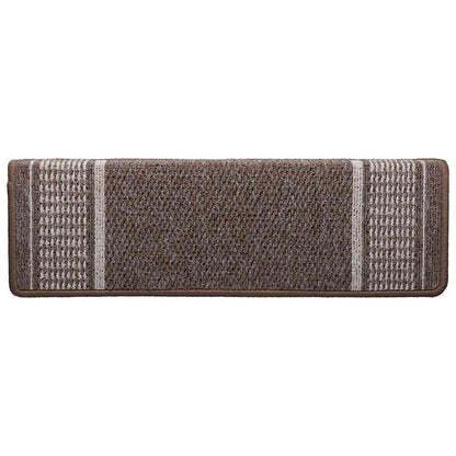Selbstklebende Treppenschoner 15 pcs Anthrazit 65 x 21 x 4 cm