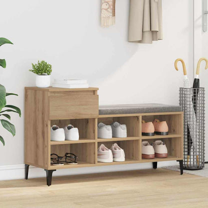 Schuhregal Weiß 102x36x60 cm Holzwerkstoff