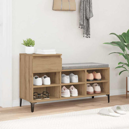Schuhregal Weiß 102x36x60 cm Holzwerkstoff