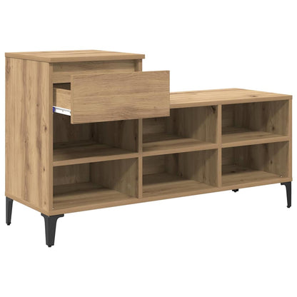 Schuhregal Weiß 102x36x60 cm Holzwerkstoff