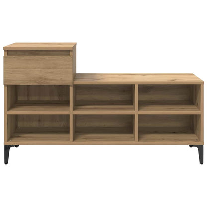Schuhregal Weiß 102x36x60 cm Holzwerkstoff