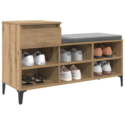 Schuhregal Weiß 102x36x60 cm Holzwerkstoff