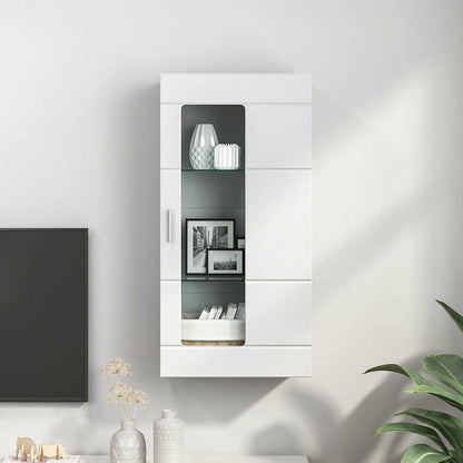 Holzschrank | Wandschrank | Vitrine | mit Glastür | Schrankmöbel | Wandmontiert