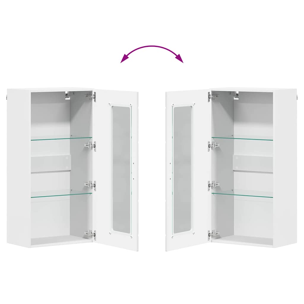 Holzschrank | Wandschrank | Vitrine | mit Glastür | Schrankmöbel | Wandmontiert