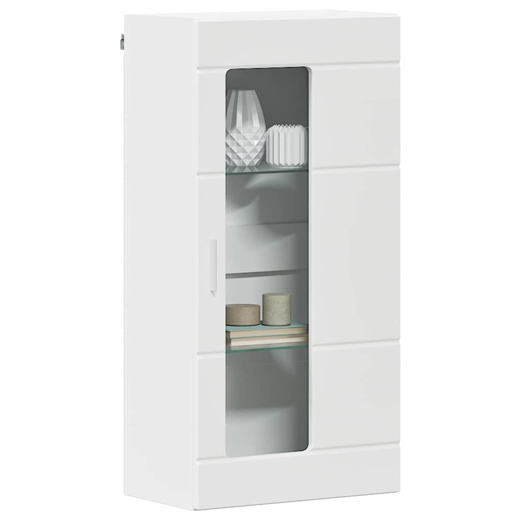 Holzschrank | Wandschrank | Vitrine | mit Glastür | Schrankmöbel | Wandmontiert