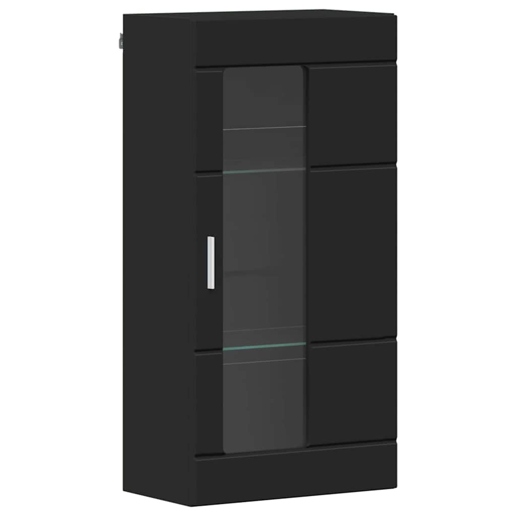 Holzschrank | Wandschrank | Vitrine | mit Glastür | Schrankmöbel | Wandmontiert