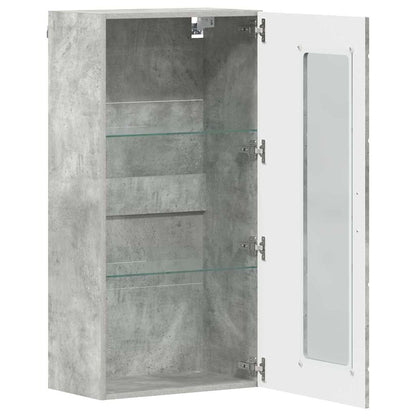 Holzschrank | Wandschrank | Vitrine | mit Glastür | Schrankmöbel | Wandmontiert