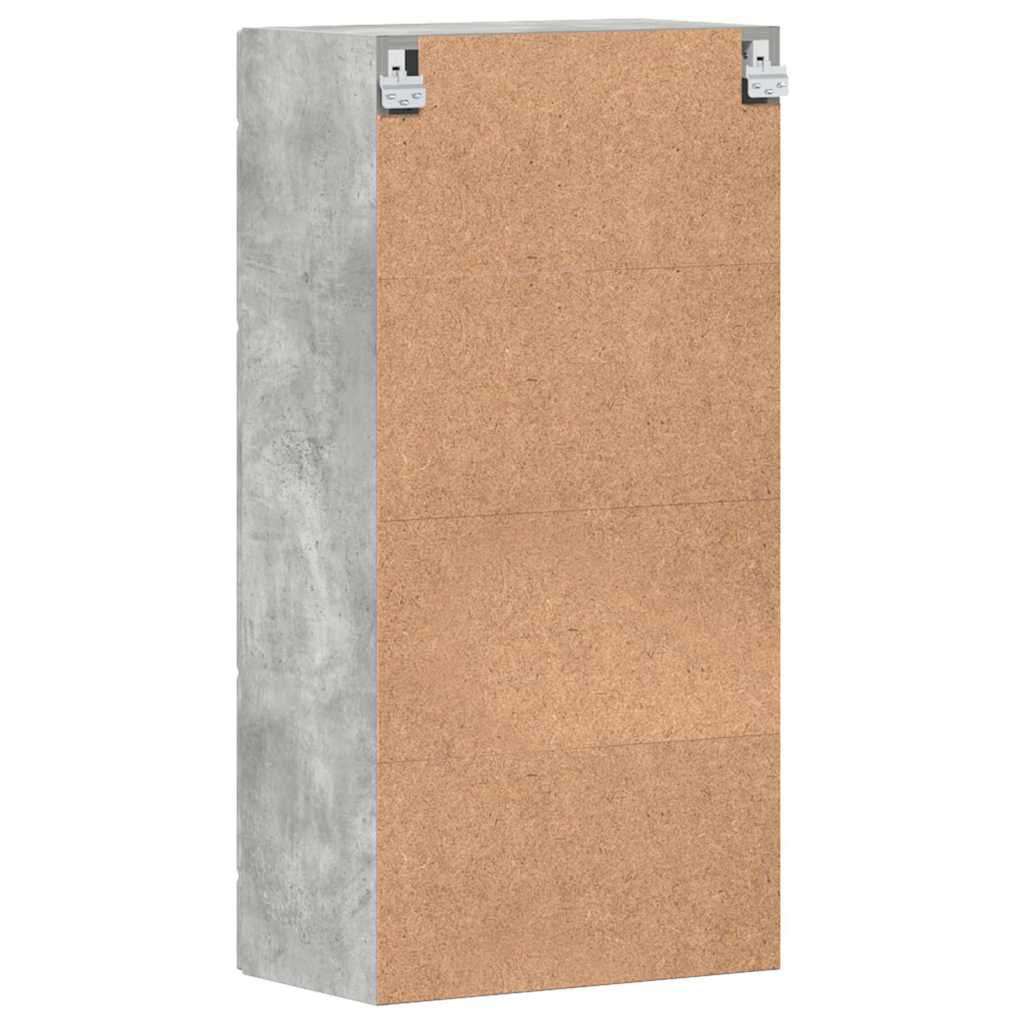Holzschrank | Wandschrank | Vitrine | mit Glastür | Schrankmöbel | Wandmontiert