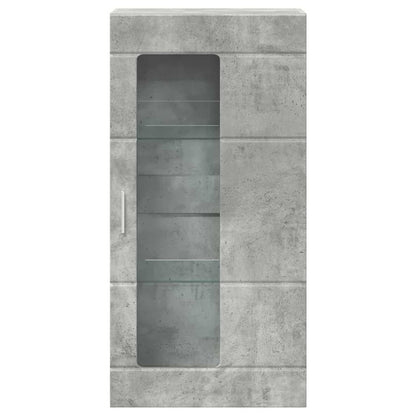 Holzschrank | Wandschrank | Vitrine | mit Glastür | Schrankmöbel | Wandmontiert