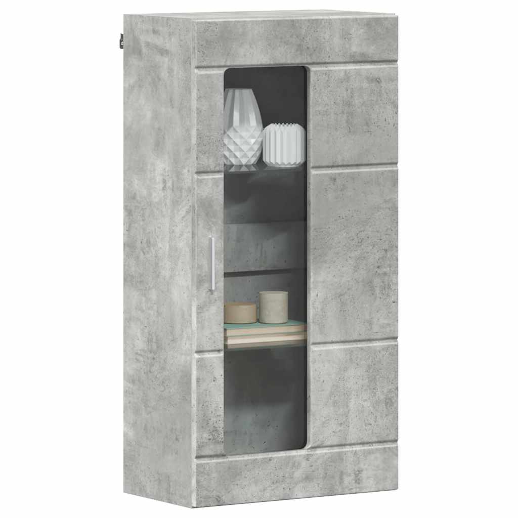 Holzschrank | Wandschrank | Vitrine | mit Glastür | Schrankmöbel | Wandmontiert