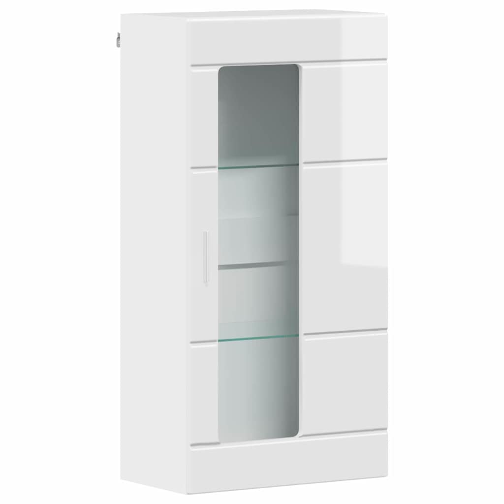 Holzschrank | Wandschrank | Vitrine | mit Glastür | Schrankmöbel | Wandmontiert