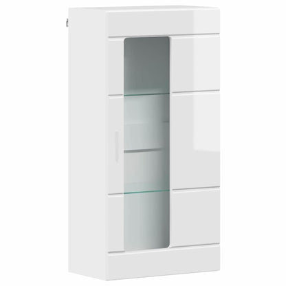 Holzschrank | Wandschrank | Vitrine | mit Glastür | Schrankmöbel | Wandmontiert