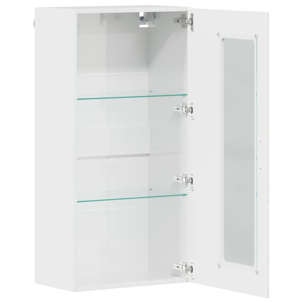 Holzschrank | Wandschrank | Vitrine | mit Glastür | Schrankmöbel | Wandmontiert