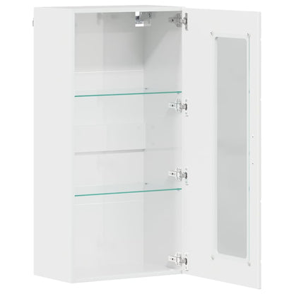 Holzschrank | Wandschrank | Vitrine | mit Glastür | Schrankmöbel | Wandmontiert