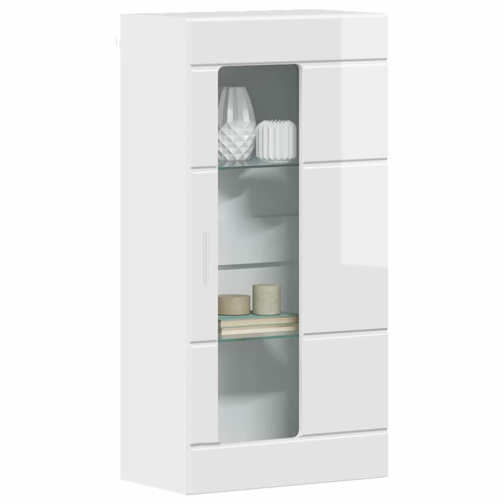 Holzschrank | Wandschrank | Vitrine | mit Glastür | Schrankmöbel | Wandmontiert