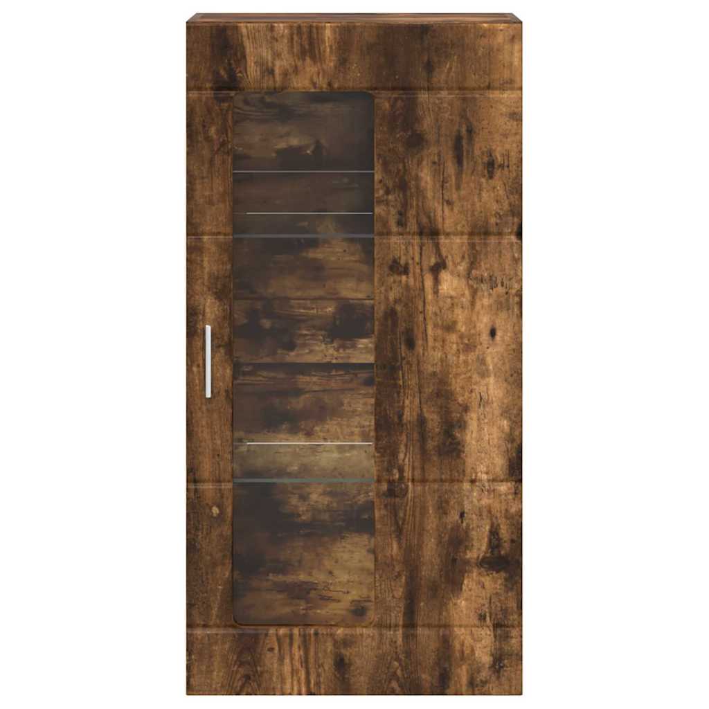 Holzschrank | Wandschrank | Vitrine | mit Glastür | Schrankmöbel | Wandmontiert