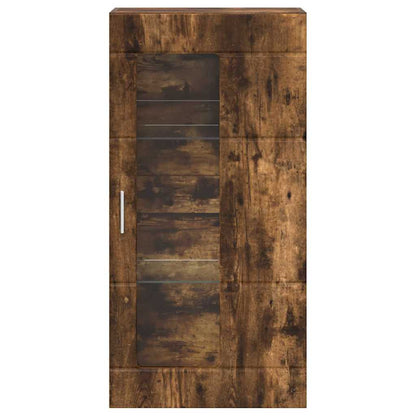 Holzschrank | Wandschrank | Vitrine | mit Glastür | Schrankmöbel | Wandmontiert