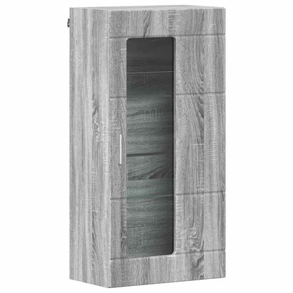Holzschrank | Wandschrank | Vitrine | mit Glastür | Schrankmöbel | Wandmontiert