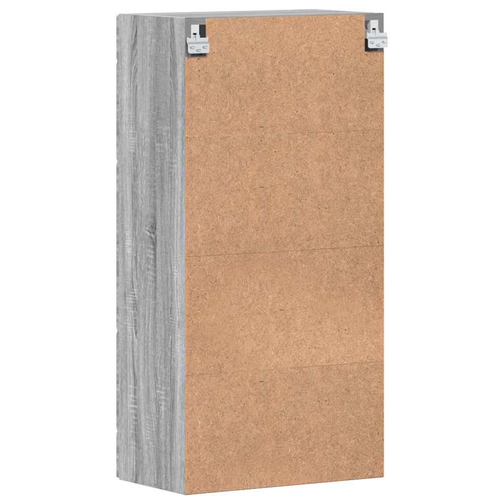 Holzschrank | Wandschrank | Vitrine | mit Glastür | Schrankmöbel | Wandmontiert
