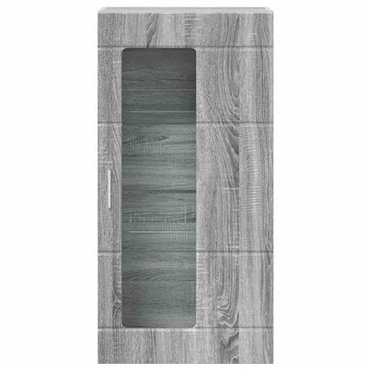 Holzschrank | Wandschrank | Vitrine | mit Glastür | Schrankmöbel | Wandmontiert