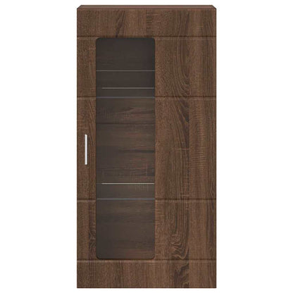 Holzschrank | Wandschrank | Vitrine | mit Glastür | Schrankmöbel | Wandmontiert