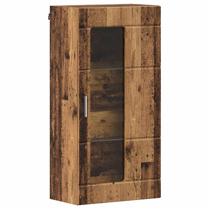 Holzschrank | Wandschrank | Vitrine | mit Glastür | Schrankmöbel | Wandmontiert
