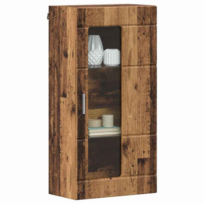 Holzschrank | Wandschrank | Vitrine | mit Glastür | Schrankmöbel | Wandmontiert