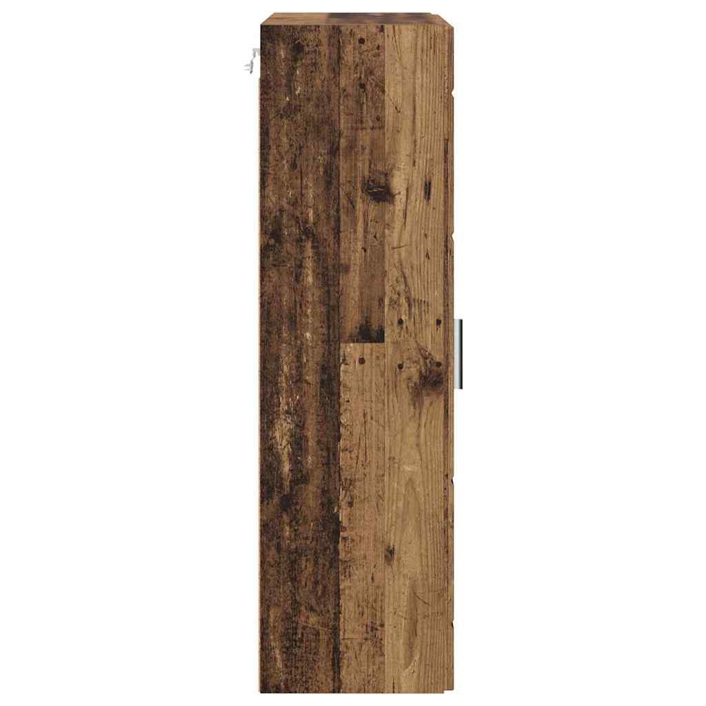 Holzschrank | Wandschrank | Vitrine | mit Glastür | Schrankmöbel | Wandmontiert
