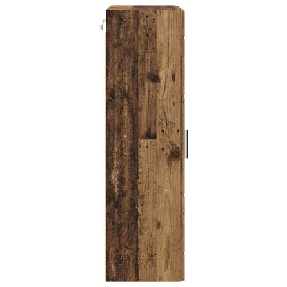 Holzschrank | Wandschrank | Vitrine | mit Glastür | Schrankmöbel | Wandmontiert