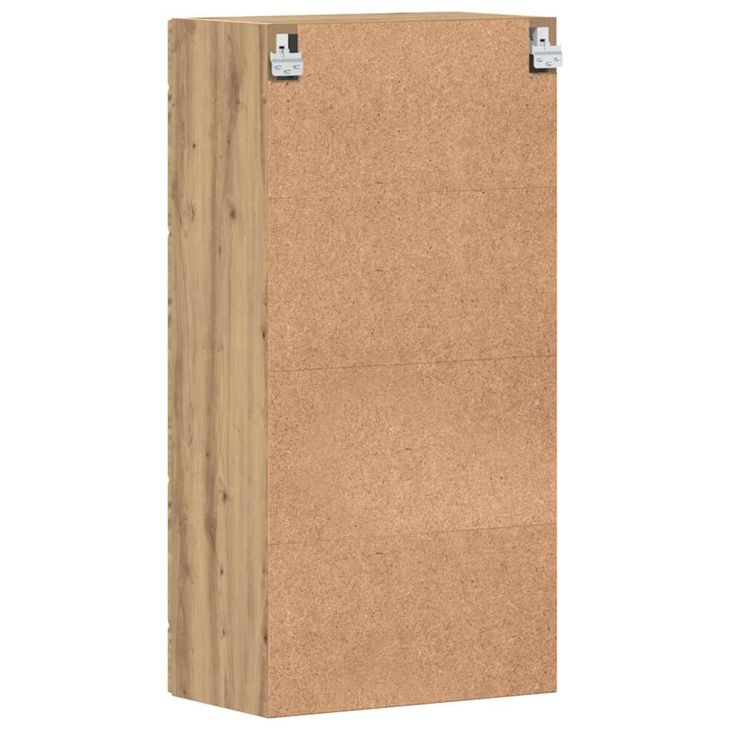 Holzschrank | Wandschrank | Vitrine | mit Glastür | Schrankmöbel | Wandmontiert