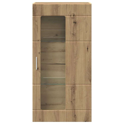Holzschrank | Wandschrank | Vitrine | mit Glastür | Schrankmöbel | Wandmontiert