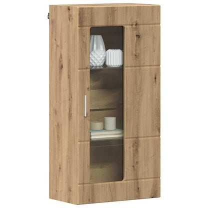 Holzschrank | Wandschrank | Vitrine | mit Glastür | Schrankmöbel | Wandmontiert