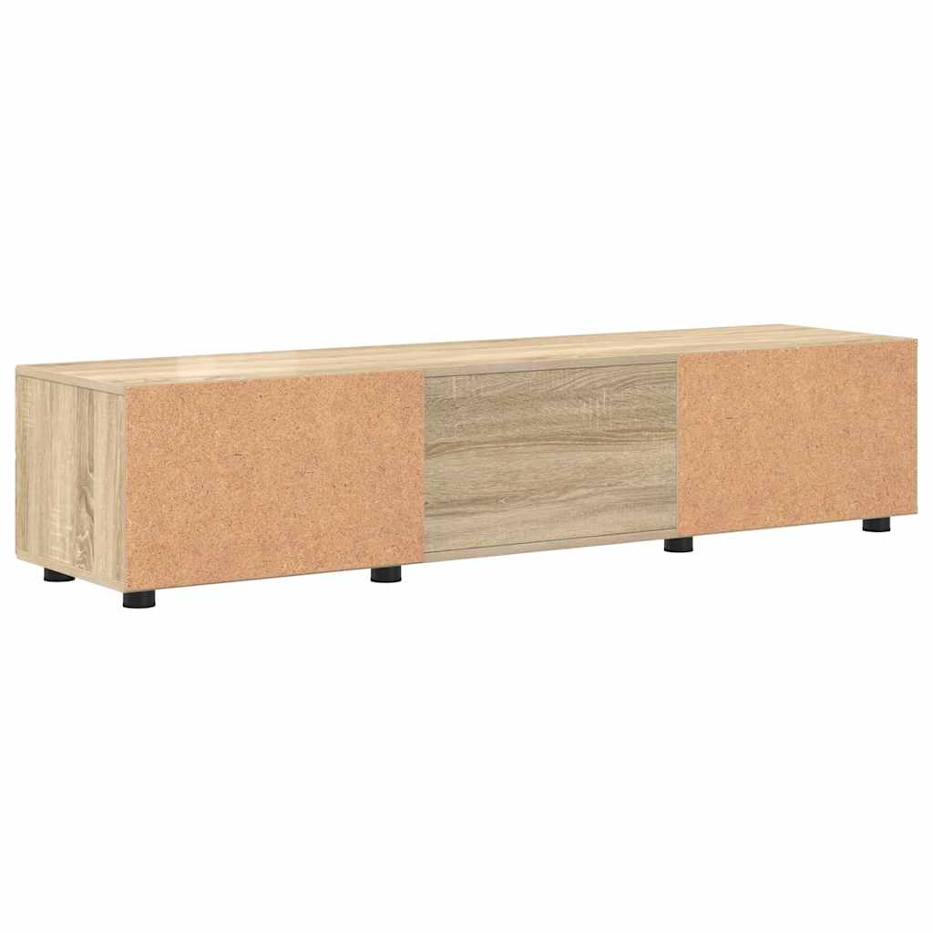 Wandmontiertes Lowboard | Holzschrank | Wandschrank | 2 Schubladen | 150 cm